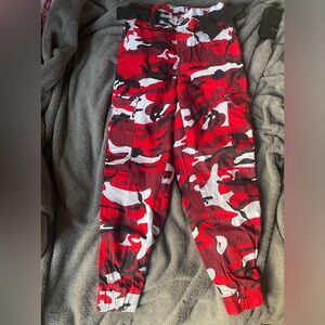 Red Camo jeans